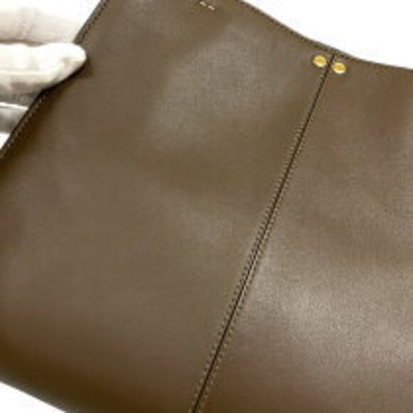 Fendi Peekaboo Lite Brown Calfskin Shoulder Bag - Picture 10 of 11